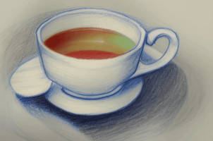 Drawing:9hc3kiuxcou= Tea Cup